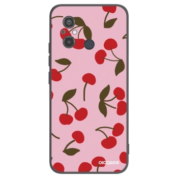 Picasee fekete szilikon tok az alábbi mobiltelefonokra Xiaomi Redmi 12C - Cherry