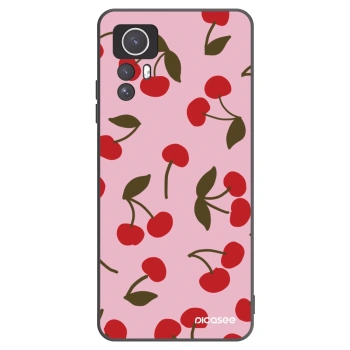 Picasee fekete szilikon tok az alábbi mobiltelefonokra Xiaomi Redmi Note 12S - Cherry