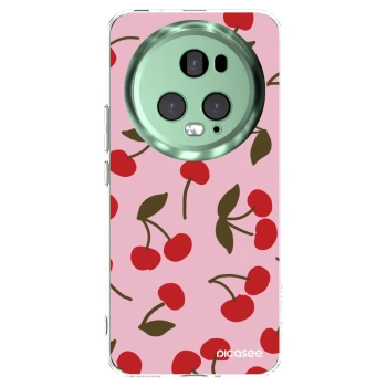 Picasee átlátszó szilikon tok az alábbi mobiltelefonokra Honor Magic5 Pro - Cherry