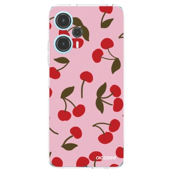 Picasee átlátszó szilikon tok az alábbi mobiltelefonokra Xiaomi Poco F5 - Cherry