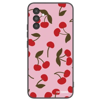 Picasee fekete szilikon tok az alábbi mobiltelefonokra Samsung Galaxy A04s A047F - Cherry
