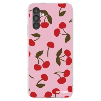 Picasee átlátszó szilikon tok az alábbi mobiltelefonokra Samsung Galaxy A04s A047F - Cherry