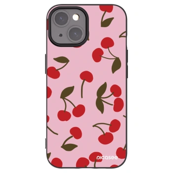 Picasee fekete szilikon tok az alábbi mobiltelefonokra Apple iPhone 15 - Cherry