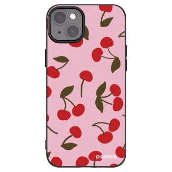 Picasee fekete szilikon tok az alábbi mobiltelefonokra Apple iPhone 15 Plus - Cherry