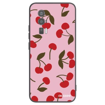 Picasee fekete szilikon tok az alábbi mobiltelefonokra Xiaomi Poco F5 Pro 5G - Cherry