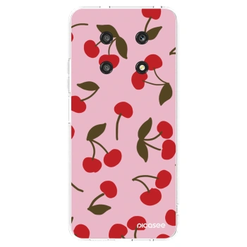 Picasee átlátszó szilikon tok az alábbi mobiltelefonokra Honor Magic4 Lite 5G - Cherry