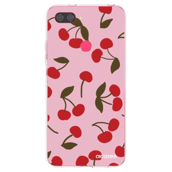 Picasee átlátszó szilikon tok az alábbi mobiltelefonokra Xiaomi Mi 8 Lite - Cherry