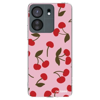 Picasee átlátszó szilikon tok az alábbi mobiltelefonokra Xiaomi Redmi 13C 4G - Cherry