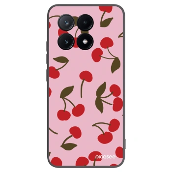 Picasee fekete szilikon tok az alábbi mobiltelefonokra Xiaomi Poco X6 Pro - Cherry