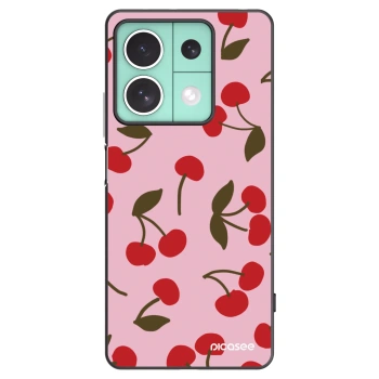 Picasee fekete szilikon tok az alábbi mobiltelefonokra Xiaomi Redmi Note 13 5G - Cherry