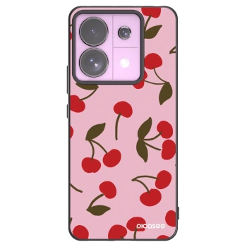 Picasee fekete szilikon tok az alábbi mobiltelefonokra Xiaomi Redmi Note 13 Pro 5G - Cherry