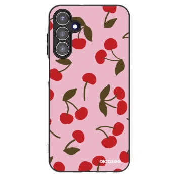 Picasee fekete szilikon tok az alábbi mobiltelefonokra Samsung Galaxy A15 A156B 5G - Cherry