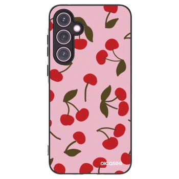 Picasee fekete szilikon tok az alábbi mobiltelefonokra Samsung Galaxy A35 5G A356B - Cherry