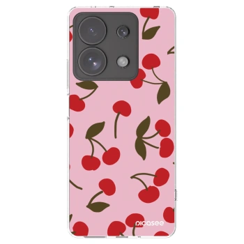 Picasee átlátszó szilikon tok az alábbi mobiltelefonokra Xiaomi Redmi Note 13 Pro 4G - Cherry