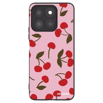 Picasee fekete szilikon tok az alábbi mobiltelefonokra Honor X8b - Cherry