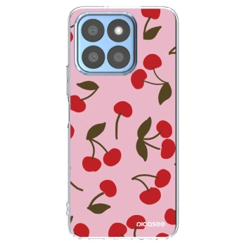 Picasee átlátszó szilikon tok az alábbi mobiltelefonokra Honor X8b - Cherry