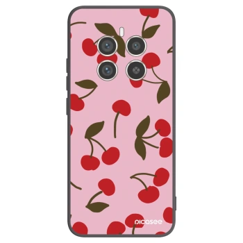 Picasee fekete szilikon tok az alábbi mobiltelefonokra Realme 12 Pro 5G - Cherry