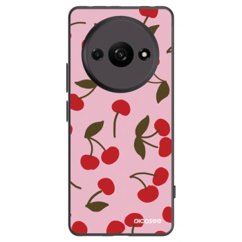Picasee fekete szilikon tok az alábbi mobiltelefonokra Xiaomi Redmi A3 - Cherry