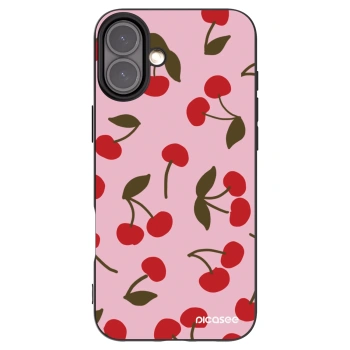 Picasee fekete szilikon tok az alábbi mobiltelefonokra Apple iPhone 16 Plus - Cherry