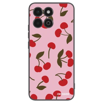 Picasee fekete szilikon tok az alábbi mobiltelefonokra Honor 200 Smart 5G - Cherry