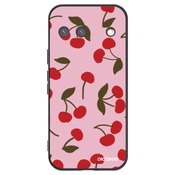 Picasee fekete szilikon tok az alábbi mobiltelefonokra Google Pixel 9 - Cherry
