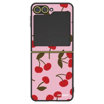Szilikon tok erre a típusra Samsung Galaxy Z Flip6 5G - Cherry