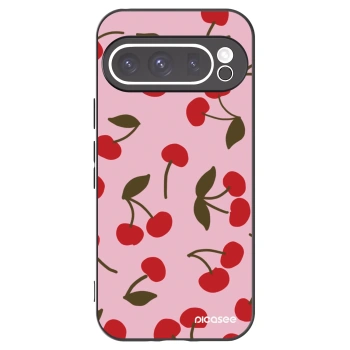 Picasee fekete szilikon tok az alábbi mobiltelefonokra Google Pixel 9 Pro - Cherry
