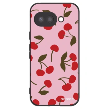 Picasee fekete szilikon tok az alábbi mobiltelefonokra Google Pixel 9a - Cherry