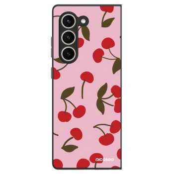 Szilikon tok erre a típusra Samsung Galaxy Z Fold5 5G - Cherry