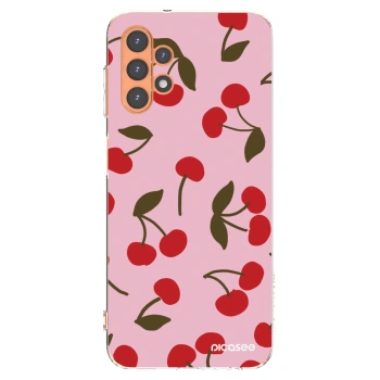 Picasee átlátszó szilikon tok az alábbi mobiltelefonokra Samsung Galaxy A13 5G - Cherry