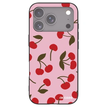 Picasee fekete szilikon tok az alábbi mobiltelefonokra Apple iPhone 17 Pro - Cherry