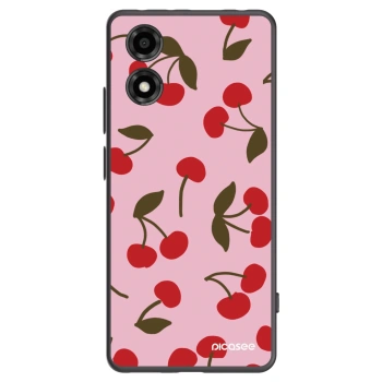 Picasee fekete szilikon tok az alábbi mobiltelefonokra Motorola Moto E14 - Cherry