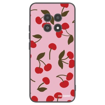 Picasee fekete szilikon tok az alábbi mobiltelefonokra Realme 12X - Cherry