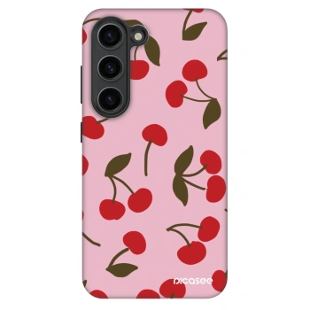Szilikon tok erre a típusra Samsung Galaxy S23 5G - Cherry