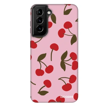 Szilikon tok erre a típusra Samsung Galaxy S21 FE 5G - Cherry