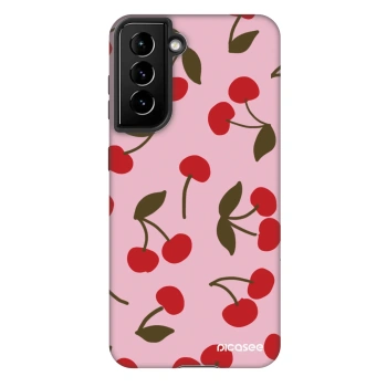 Szilikon tok erre a típusra Samsung Galaxy S21 5G G991B - Cherry
