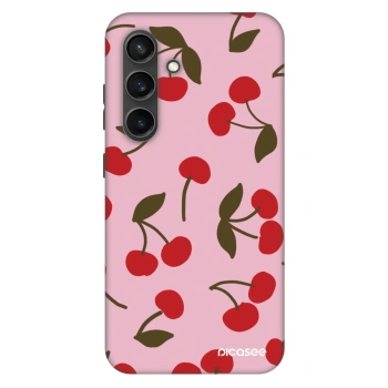Szilikon tok erre a típusra Samsung Galaxy S24+ S926B 5G - Cherry