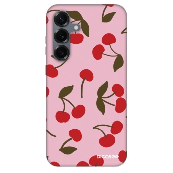 Szilikon tok erre a típusra Samsung Galaxy S25+ 5G - Cherry