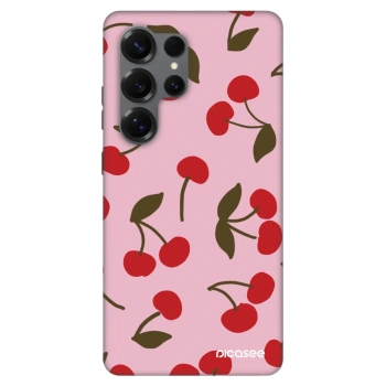 Szilikon tok erre a típusra Samsung Galaxy S25 Ultra 5G - Cherry