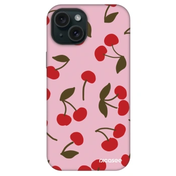 Szilikon tok erre a típusra Apple iPhone 15 - Cherry
