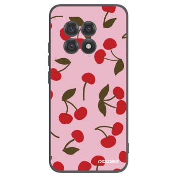 Picasee fekete szilikon tok az alábbi mobiltelefonokra OnePlus 13R 5G - Cherry