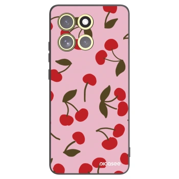 Picasee fekete szilikon tok az alábbi mobiltelefonokra Motorola Moto G86 5G - Cherry