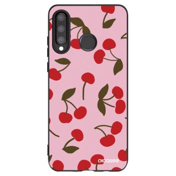 Picasee fekete szilikon tok az alábbi mobiltelefonokra Huawei P30 Lite - Cherry