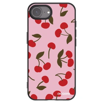 Picasee fekete szilikon tok az alábbi mobiltelefonokra Apple iPhone 17e - Cherry