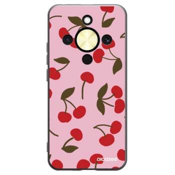 Picasee fekete szilikon tok az alábbi mobiltelefonokra Honor Magic8 Lite 5G - Cherry