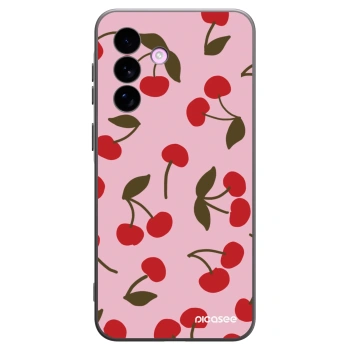 Picasee fekete szilikon tok az alábbi mobiltelefonokra Samsung Galaxy A57 5G - Cherry