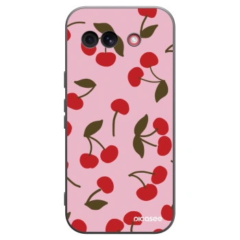 Picasee fekete szilikon tok az alábbi mobiltelefonokra Google Pixel 10a - Cherry