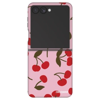 Szilikon tok erre a típusra Samsung Galaxy Z Flip7 5G - Cherry