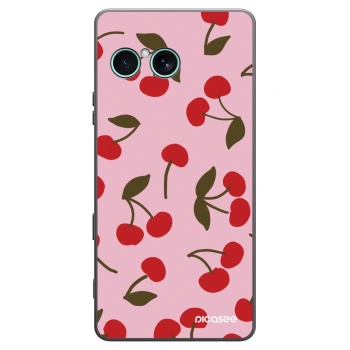 Picasee fekete szilikon tok az alábbi mobiltelefonokra Sony Xperia 10 VII - Cherry