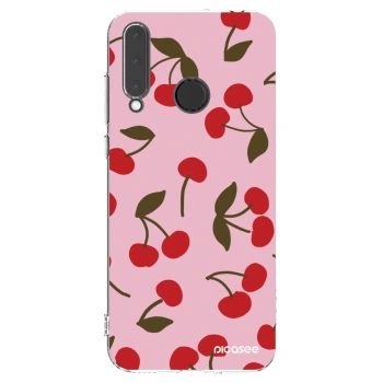 Picasee átlátszó szilikon tok az alábbi mobiltelefonokra Honor 20 Lite - Cherry